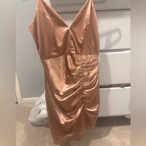Rose Gold Mini Dress Size Medium